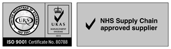 ISO9001 | NHS Supply Chain approved Supplier